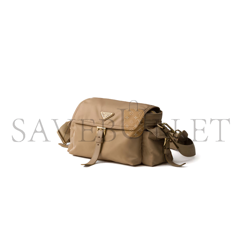 PRADA EXPLORE MEDIUM RE-NYLON SHOULDER BAG WITH FLAP 1BD394 (30*14*10cm)